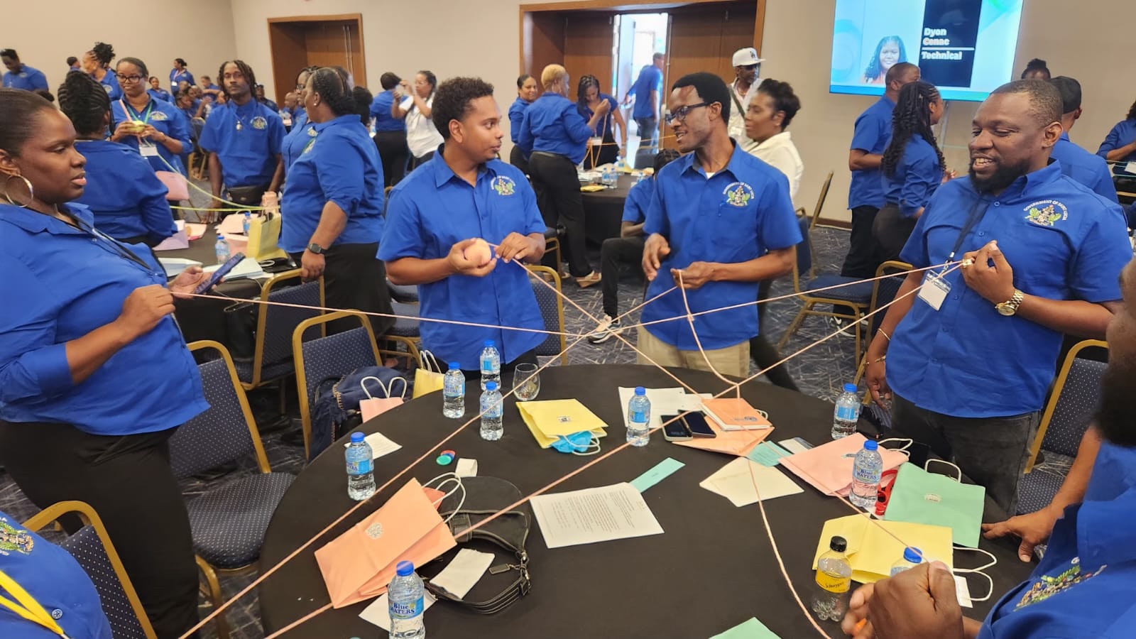 Activity at a retreat